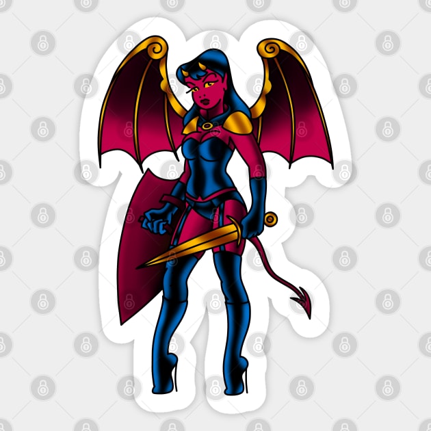 OldSalt Demonic Warrior Sticker by OldSalt